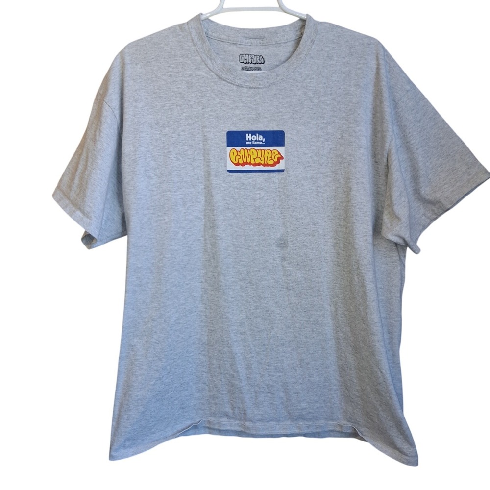 Empyre Hello Heather‎ Gray SS Tshirt XL Skate Streetwear GUC